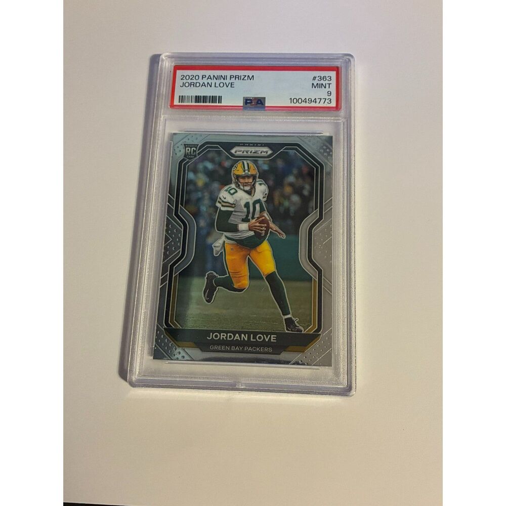 2020 Panini Prizm Jordan Love RC Rookie #363 PSA 9 Mint Packers